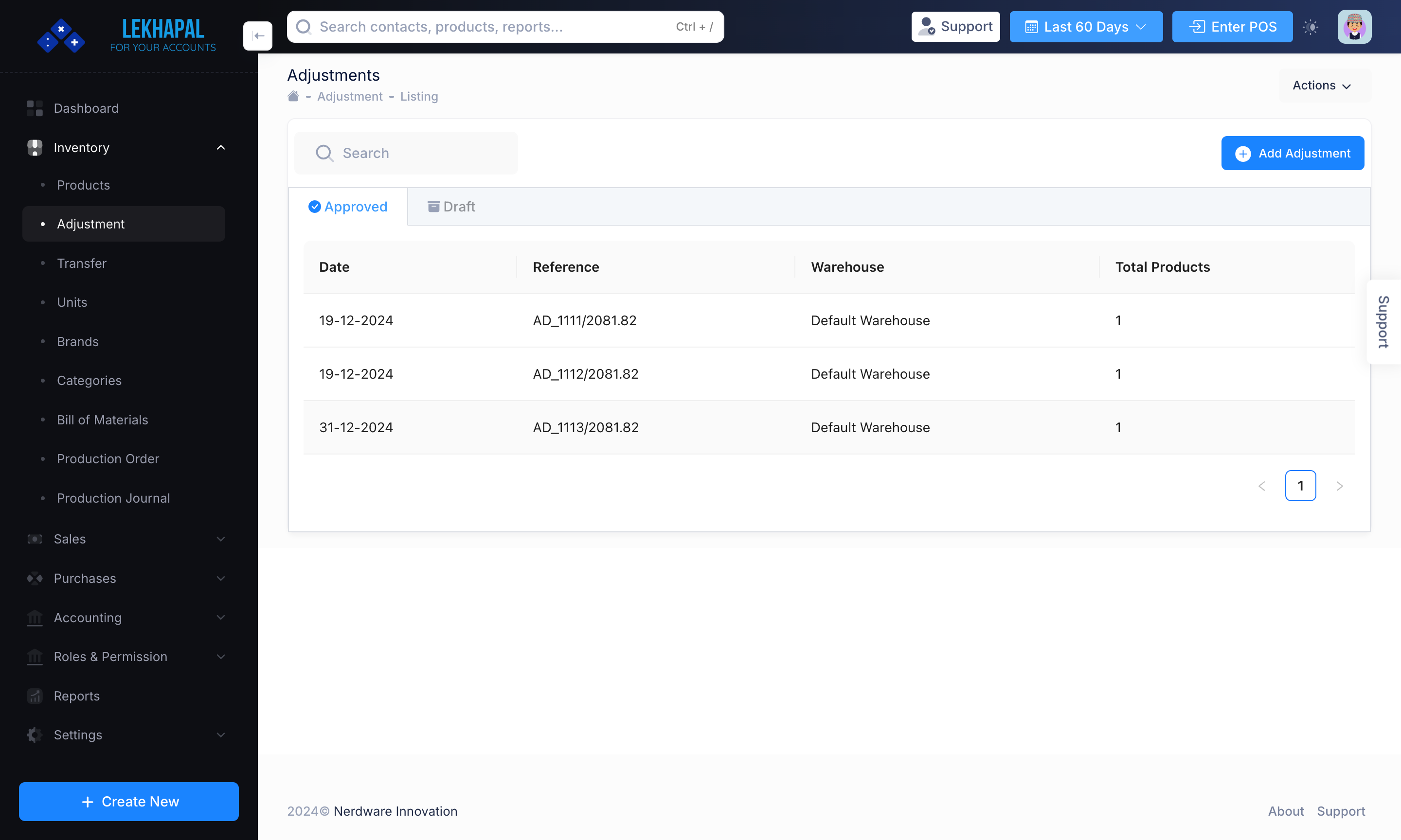 Product_List Module Screenshot